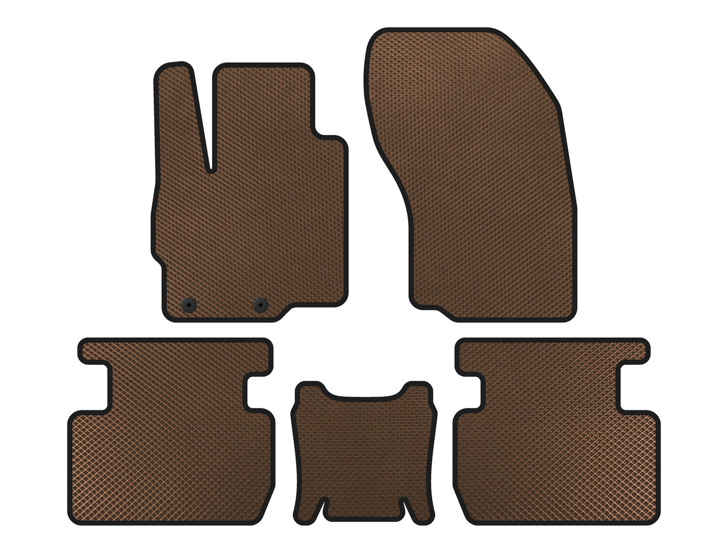 EVA Floor Mats (Brown) for Mitsubishi Outlander 2021- - image 1