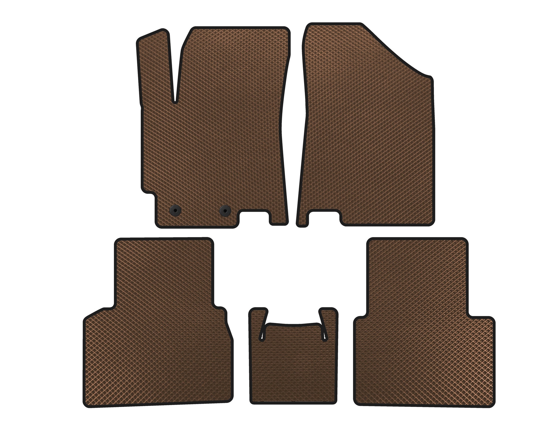 EVA Floor Mats (Brown) for JAC J7 2018- - image 1