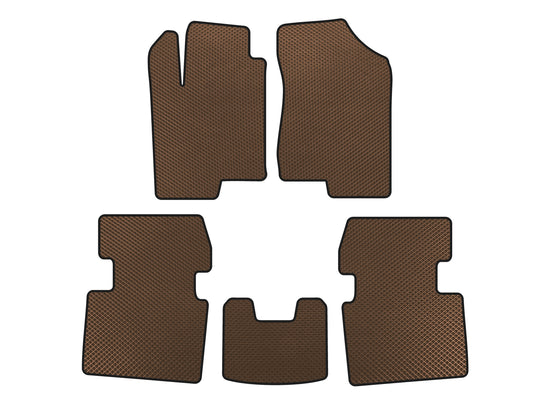 EVA Floor Mats (Brown) for Hyundai Sonata NF 2004-2009 - image 1