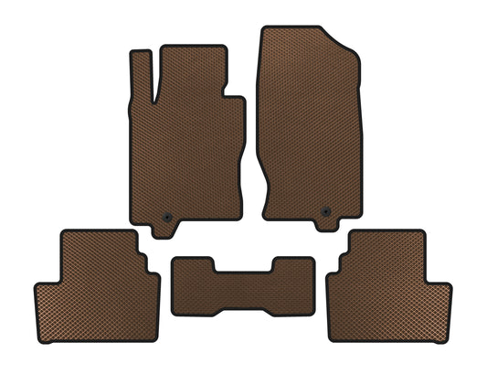 EVA Floor Mats (G35 S, Coupe, Brown) for Infiniti G25/G35/37 (V36/CV36) 2006-2015 - image 1
