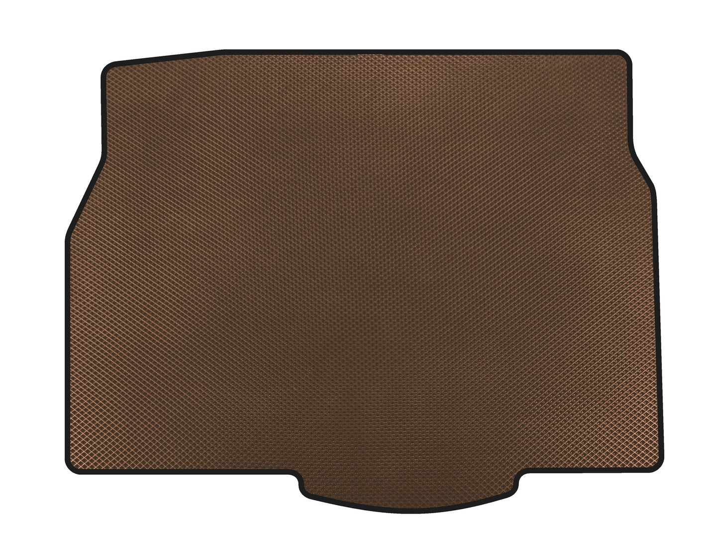 Trunk mat (2007-2013, HB, 5-door, Brown) for Opel Astra H 2004-2013 - image 1