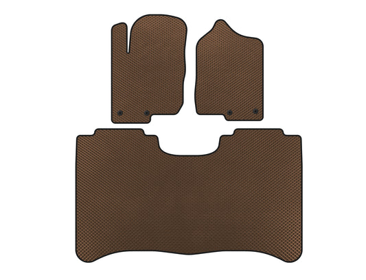EVA Floor Mats (Brown) for Nissan Titan 2004-2011 - image 1