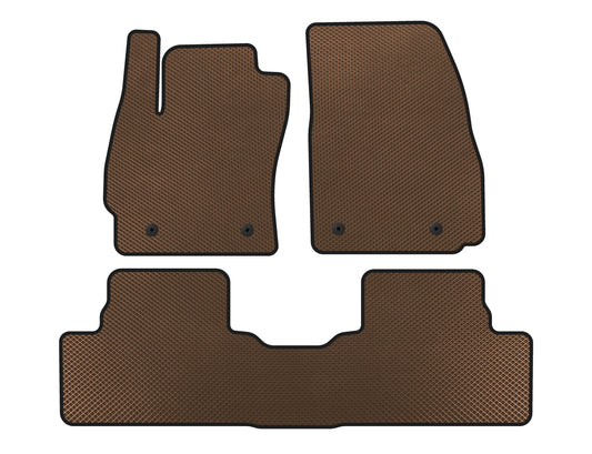 EVA Floor Mats (2 Rows, Brown) for Mazda 5 2010-2018 - image 1