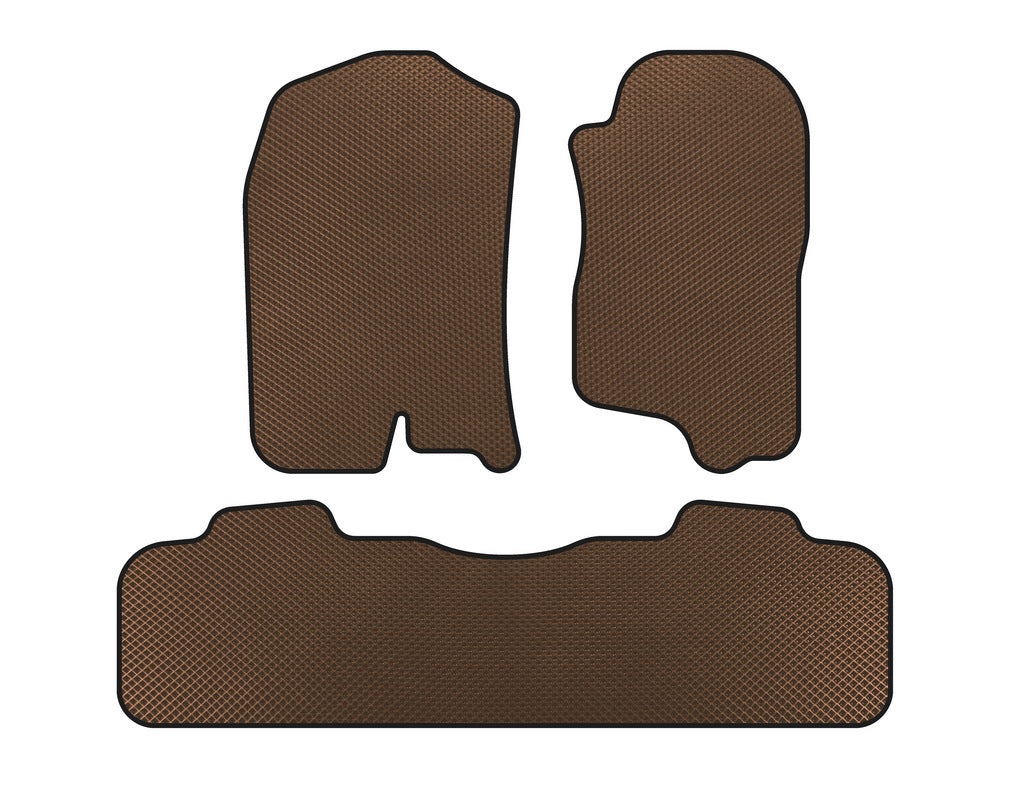 EVA Floor Mats (2 Rows, 2007-2014, Brown) for Chevrolet Tahoe 2007-2014 - image 1