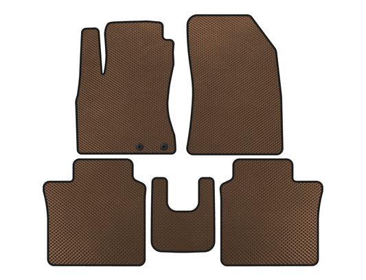 EVA Floor Mats (HB, Brown) for Nissan Note 2012-2020 - image 1