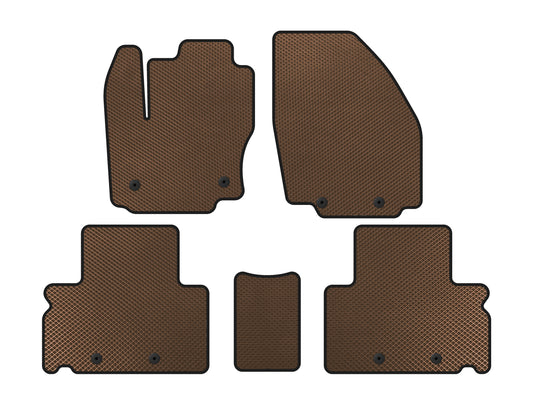 EVA Floor Mats (Brown) for Ford S-Max 2007-2014 - image 1