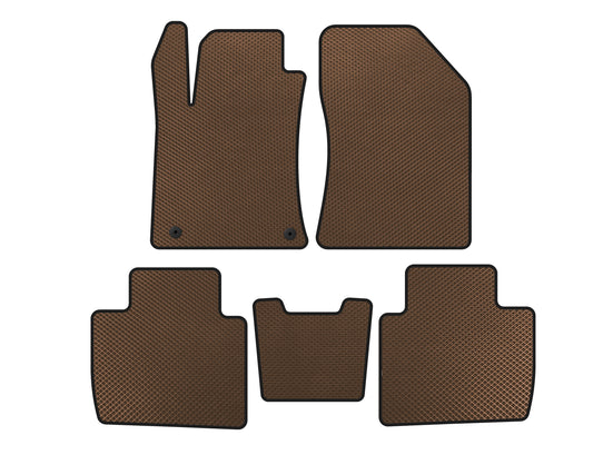 EVA Floor Mats (LB, Brown) for Peugeot 508 2018- - image 1
