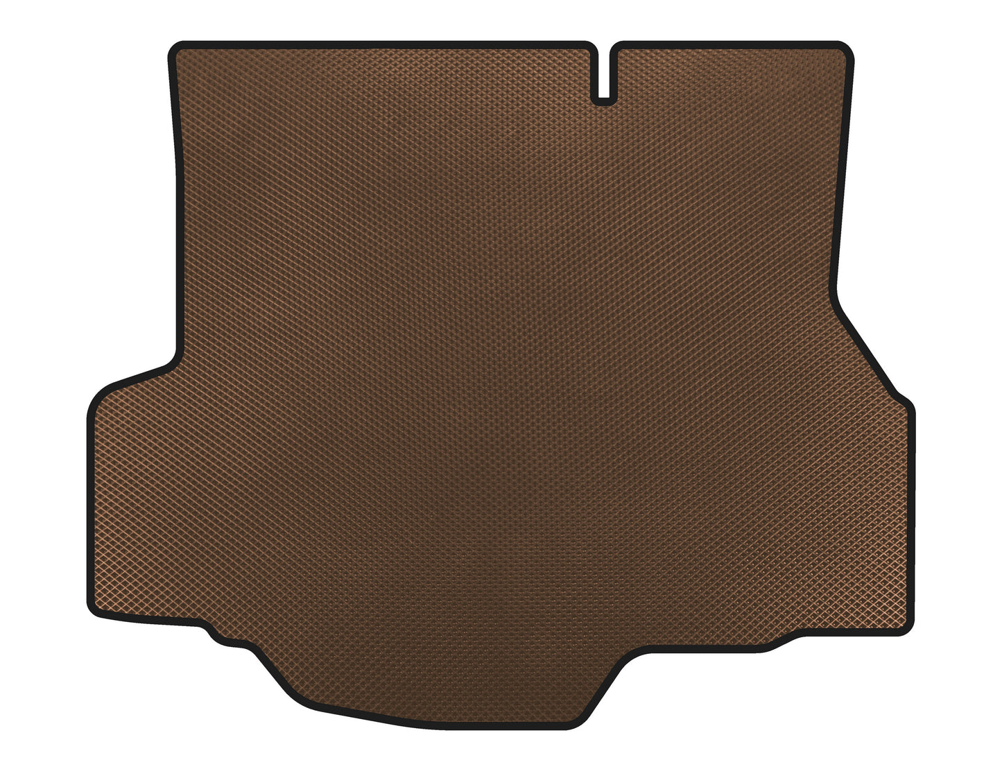Trunk Mat (2010-2013, SD, Mexico, Brown) for Ford Fiesta 2008-2017 - image 1