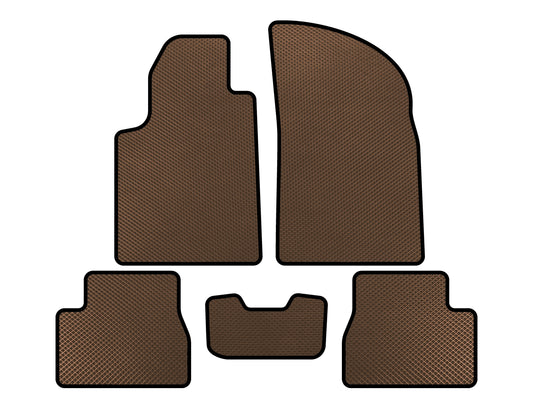 EVA Floor Mats (Brown) for Citroen C-3 2002-2009 - image 1