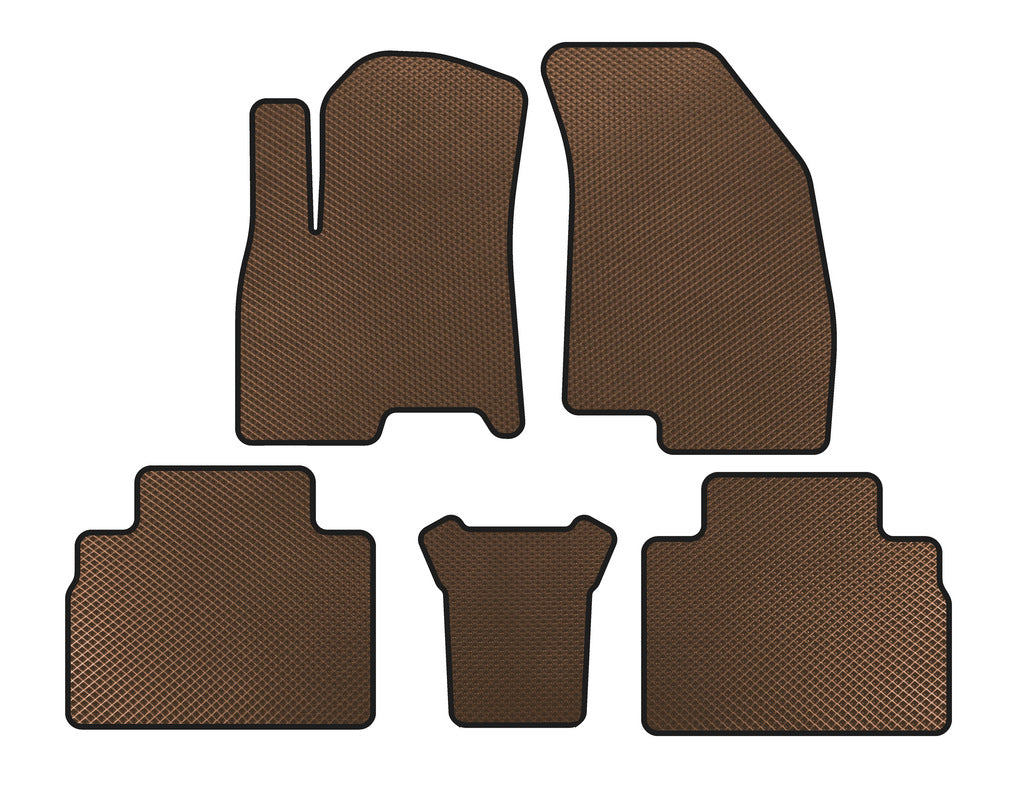 EVA Floor Mats (Brown) for Chery Tiggo 8 2017- - image 1