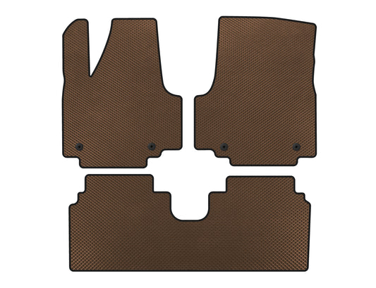 EVA Floor Mats (Electric, Brown) for Hyundai Ioniq 5 2021- - image 1