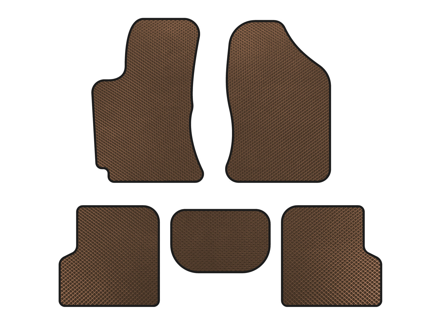 EVA Floor Mats (Brown) for Geely SL 2011- - image 1