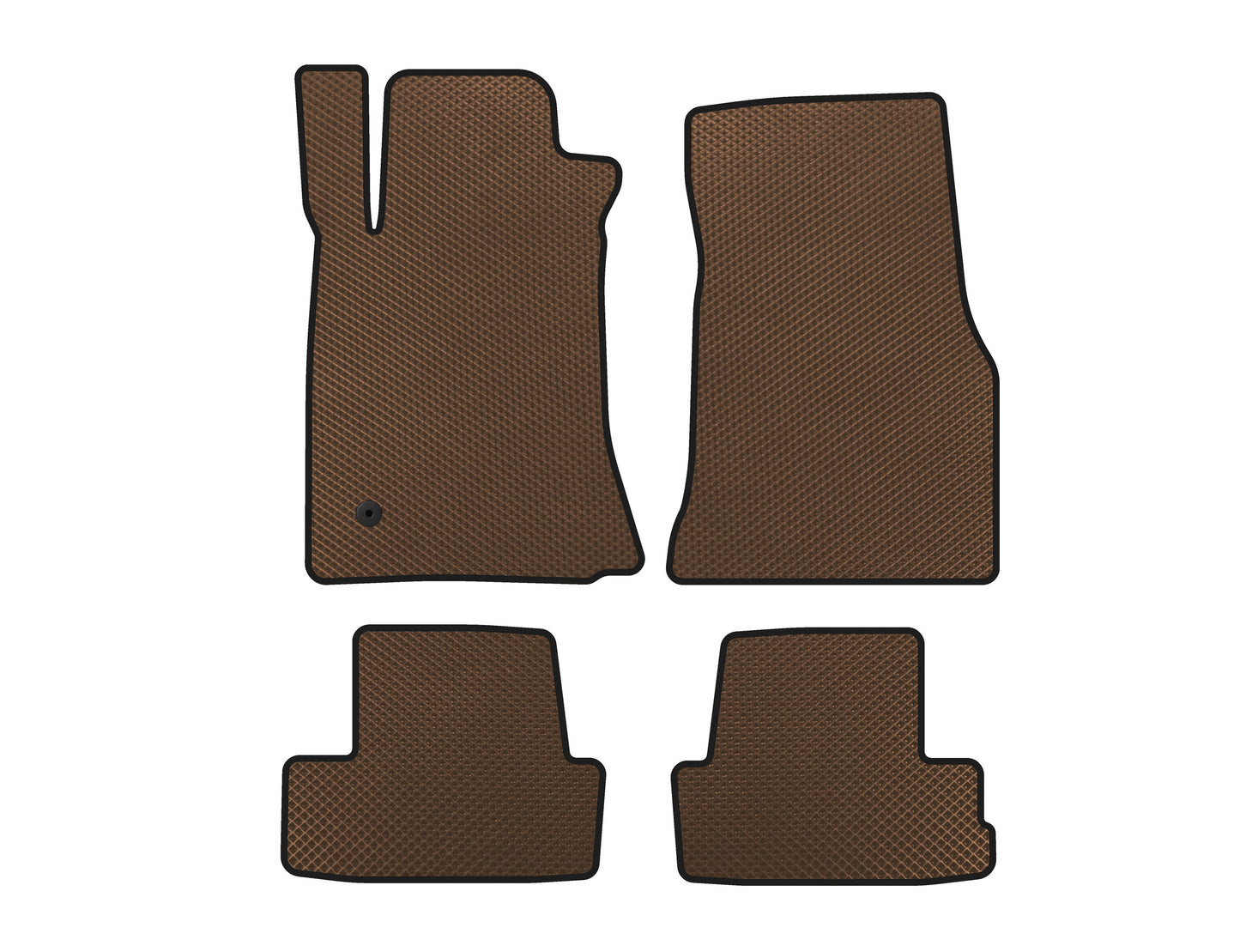 EVA Floor Mats (2005-2009, GT, Coupe, Brown) for Ford Mustang 2005-2014 - image 1