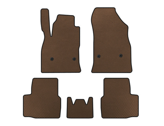 EVA Floor Mats (SD, Brown) for Chevrolet Cruze 2016-2019 - image 1