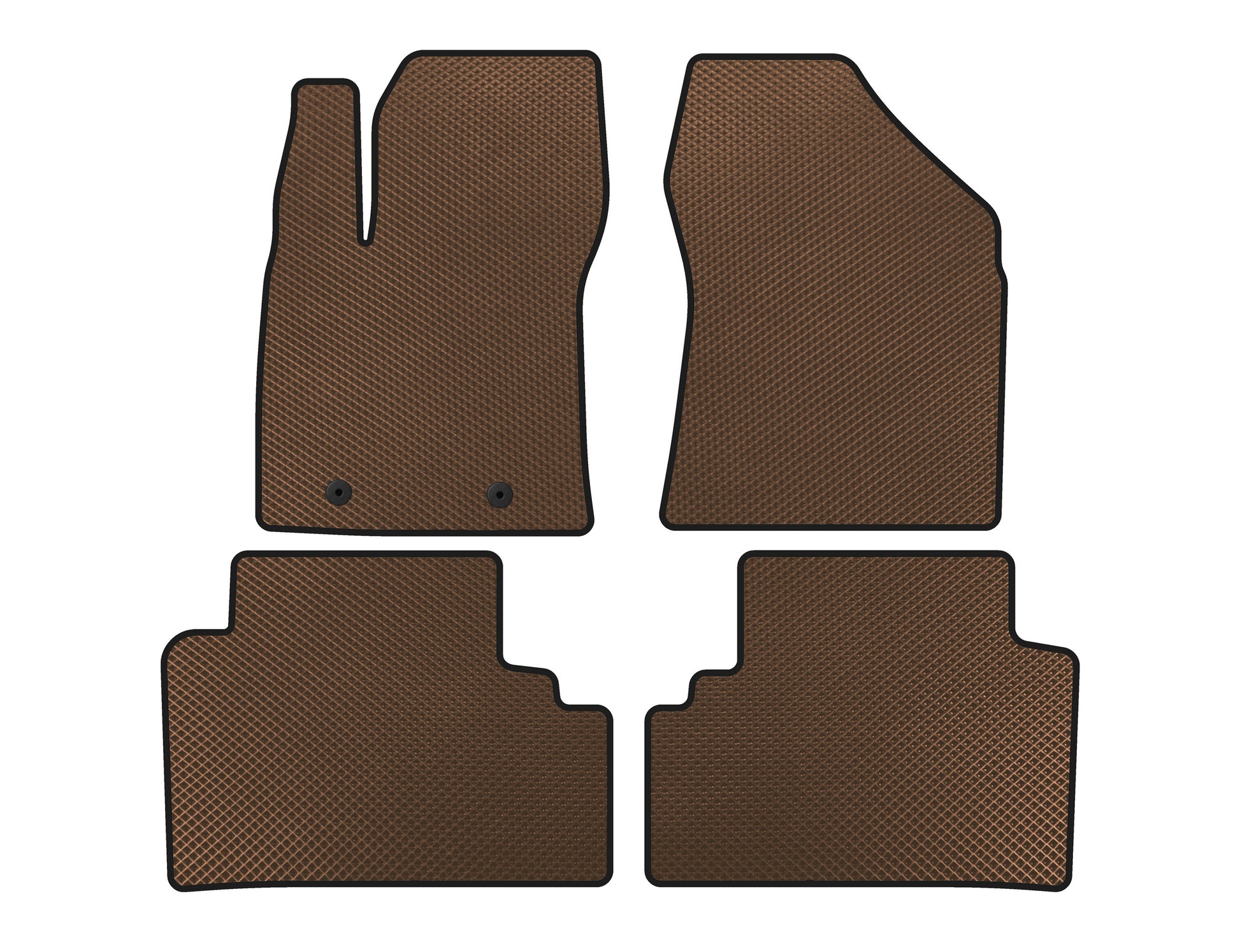 EVA Floor Mats (SD, Brown) for Toyota Avensis 2009-2018 - image 1