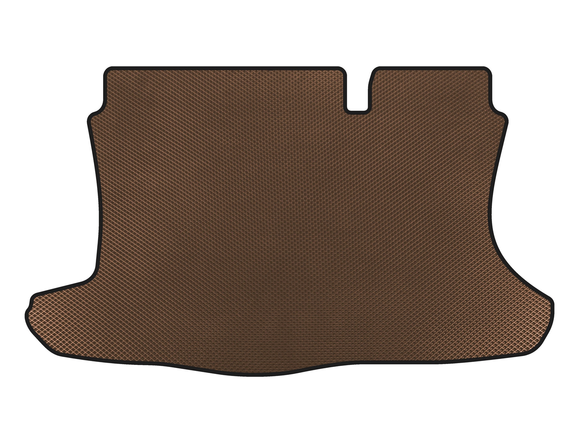 EVA Trunk Mat (2005-2012, HB, Brown) for Ford Fusion 2002-2009 - image 1