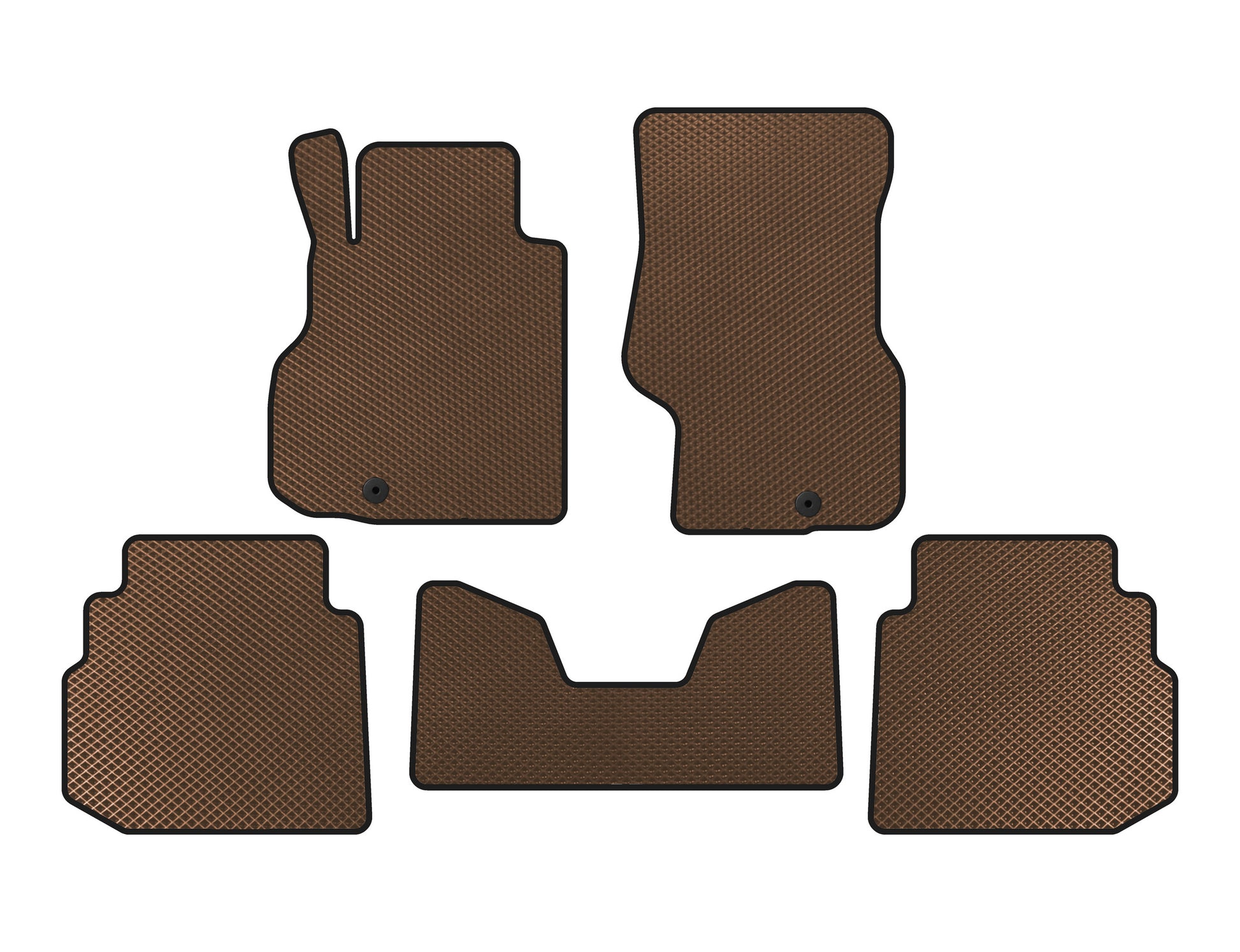 EVA Floor Mats (For M35/45, Brown) for Infinity M35/37/45 2003-2014 - image 1