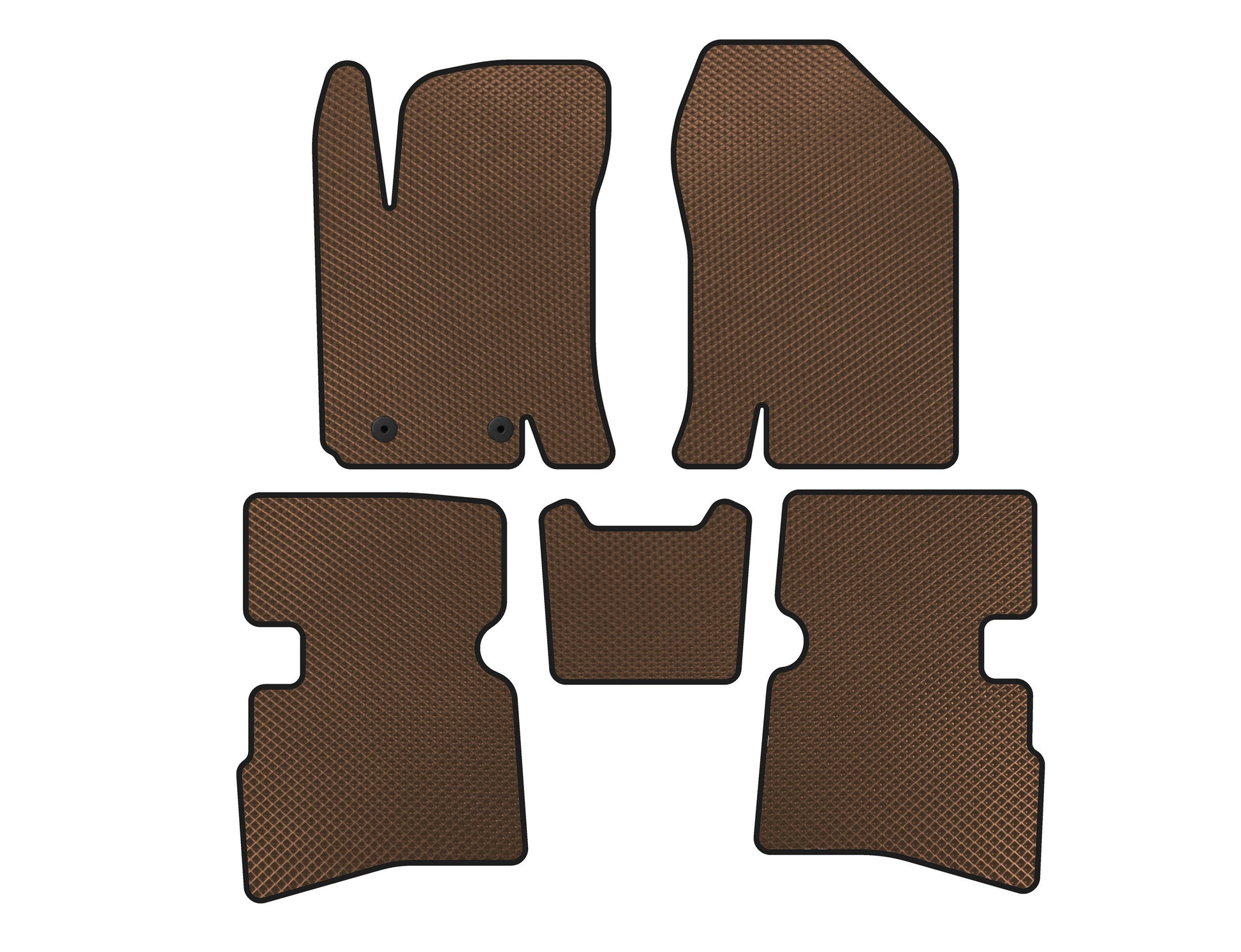 EVA Floor Mats (Brown) for JAC S4 2018- - image 1