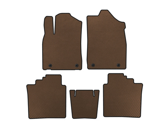 EVA Floor Mats (Brown) for Lexus ES 2012-2018 - image 1