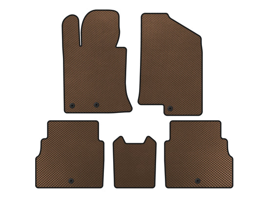EVA Floor Mats V2 (Brown) for Hyundai Sonata YF 2010-2014 - image 1