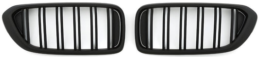 Kidney Grilles M-Look (2017-2020, Matte Black) for BMW 6 Series G32 2017- - image 2