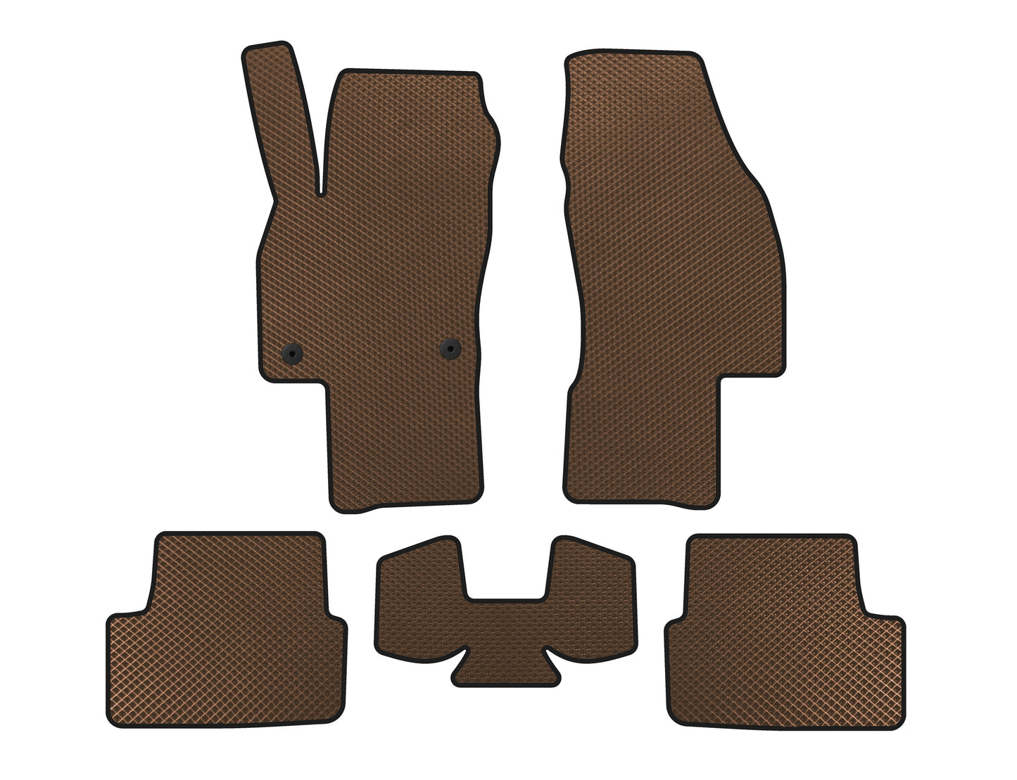 EVA Floor Mats (Brown) for Seat Arona 2017- - image 1