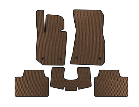 EVA Floor Mats (Brown) for BMW 3 Series G20/G21 2018- - image 1