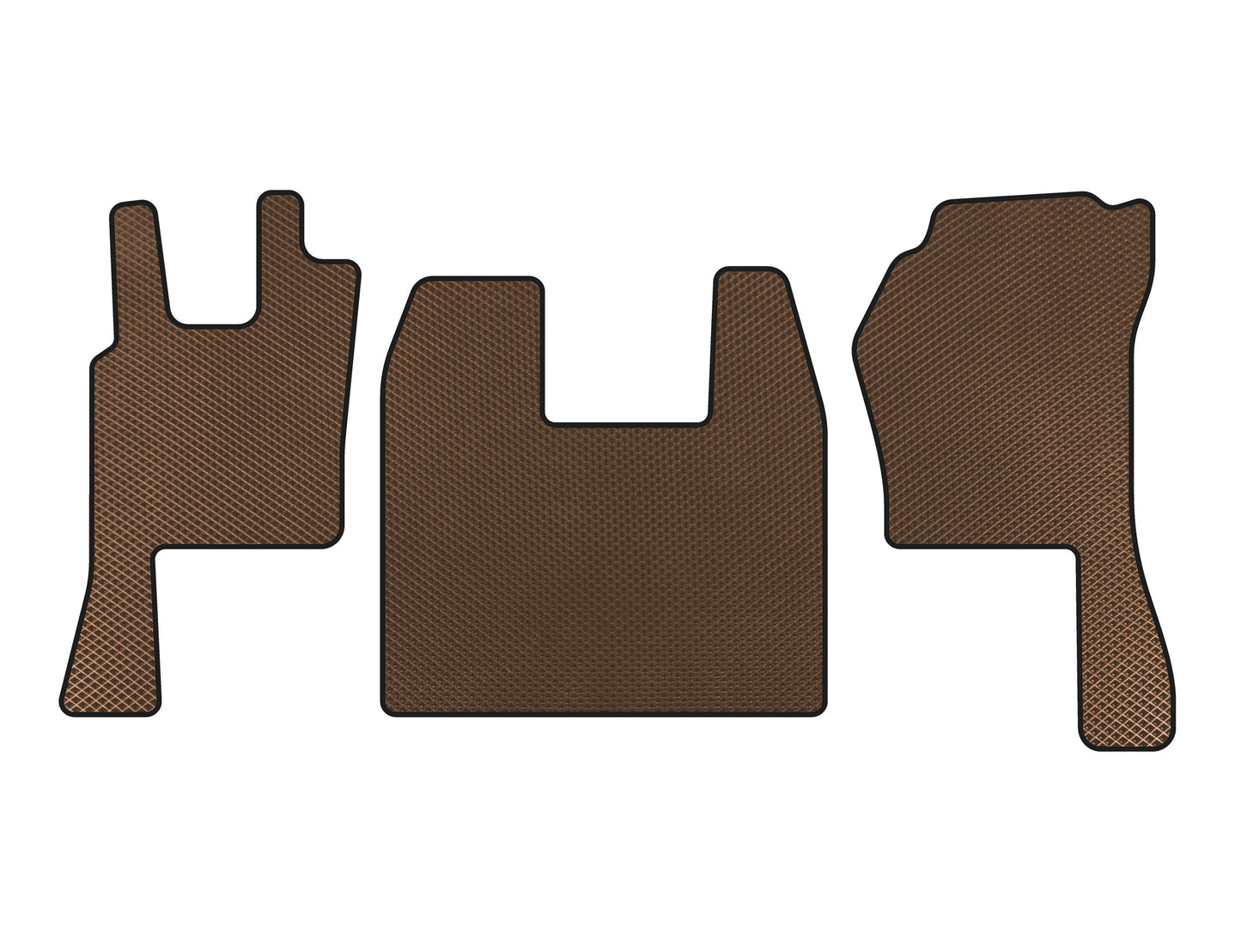 EVA Floor Mats (Brown) for Scania P Series 2004-2017 - image 1