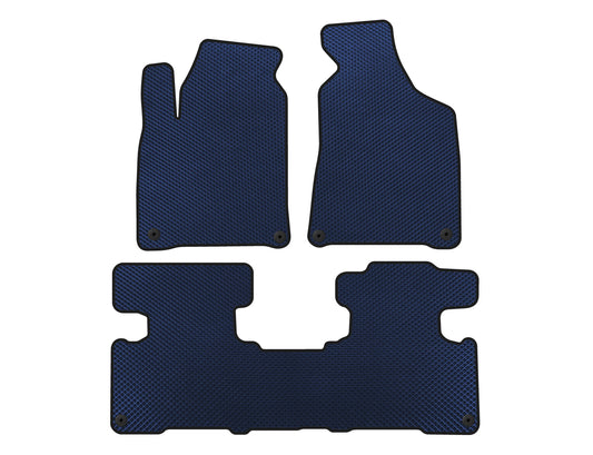 EVA Floor Mats (2010-2016, Blue) for SsangYong Korando 2010-2019 - image 1