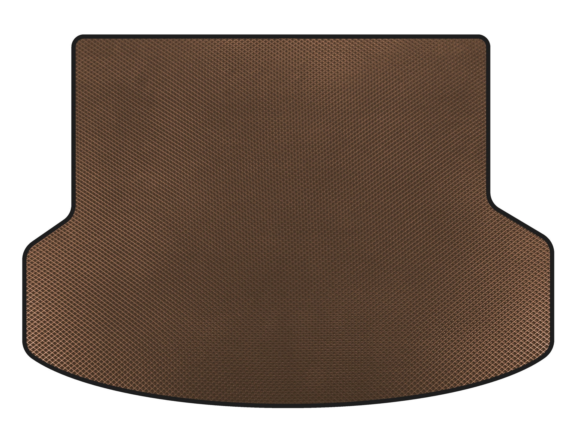 Trunk mat (Europe, Brown) for Hyundai IX-35 2010-2015 - image 1