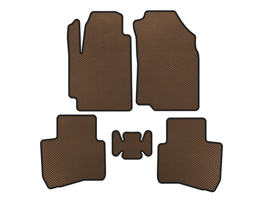EVA Floor Mats (Brown) for JAC S2 2014-2020 - image 1