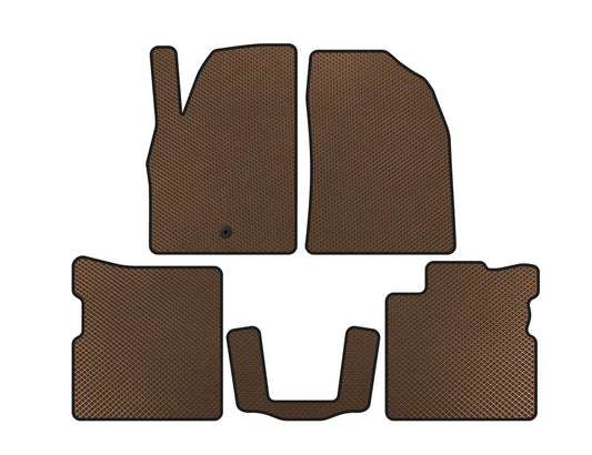 EVA Floor Mats (Brown) for Chevrolet HHR 2005-2011 - image 1