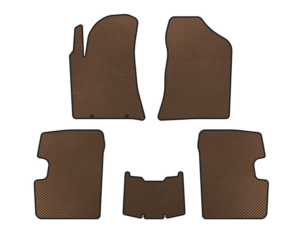 EVA Floor Mats (SD, Brown) for BYD F3 2013-2015 - image 1