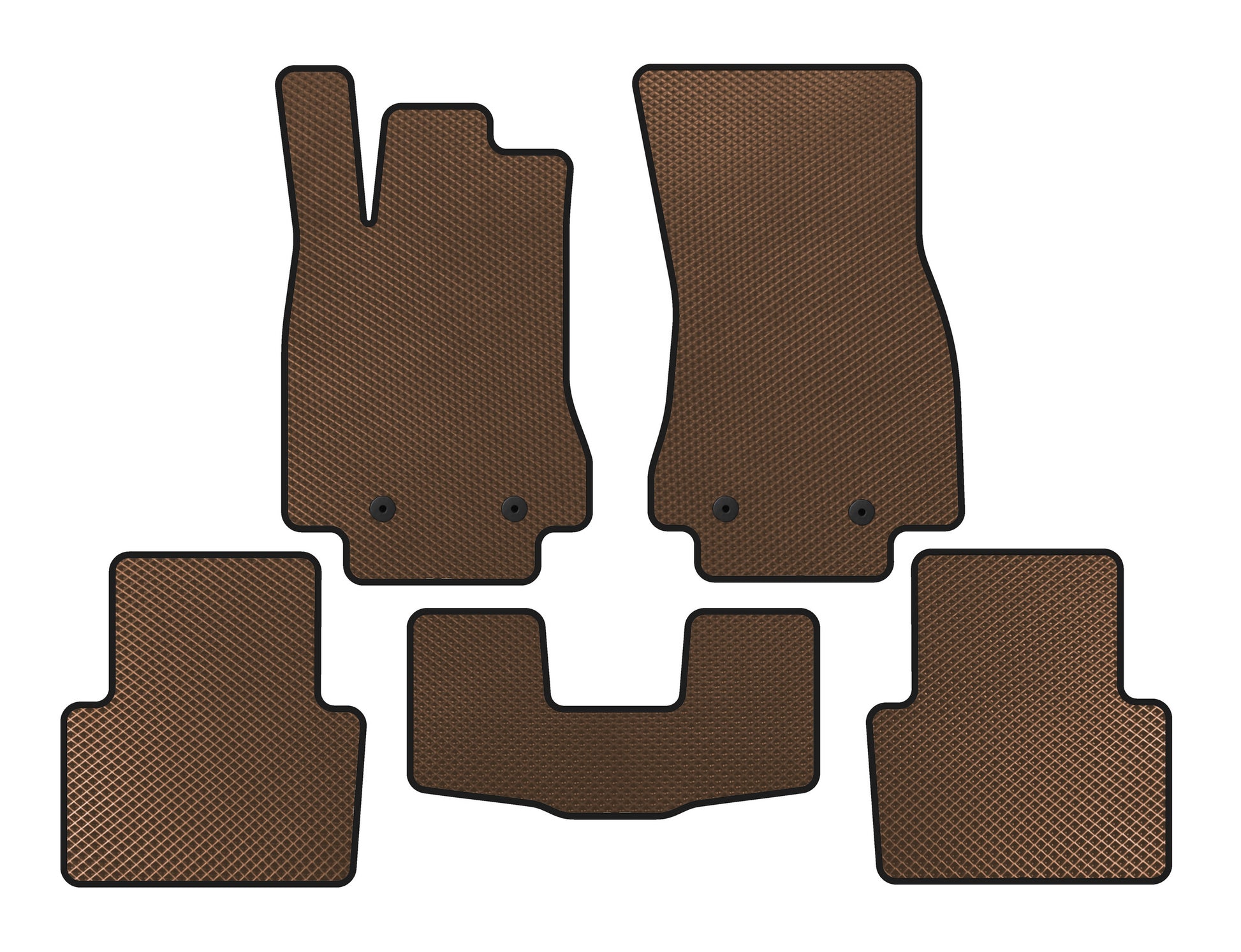 EVA Floor Mats (Brown) for Jaguar XF 2009-2016 - image 1