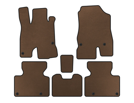 EVA Floor Mats (Brown) for Honda Clarity 2016- - image 1