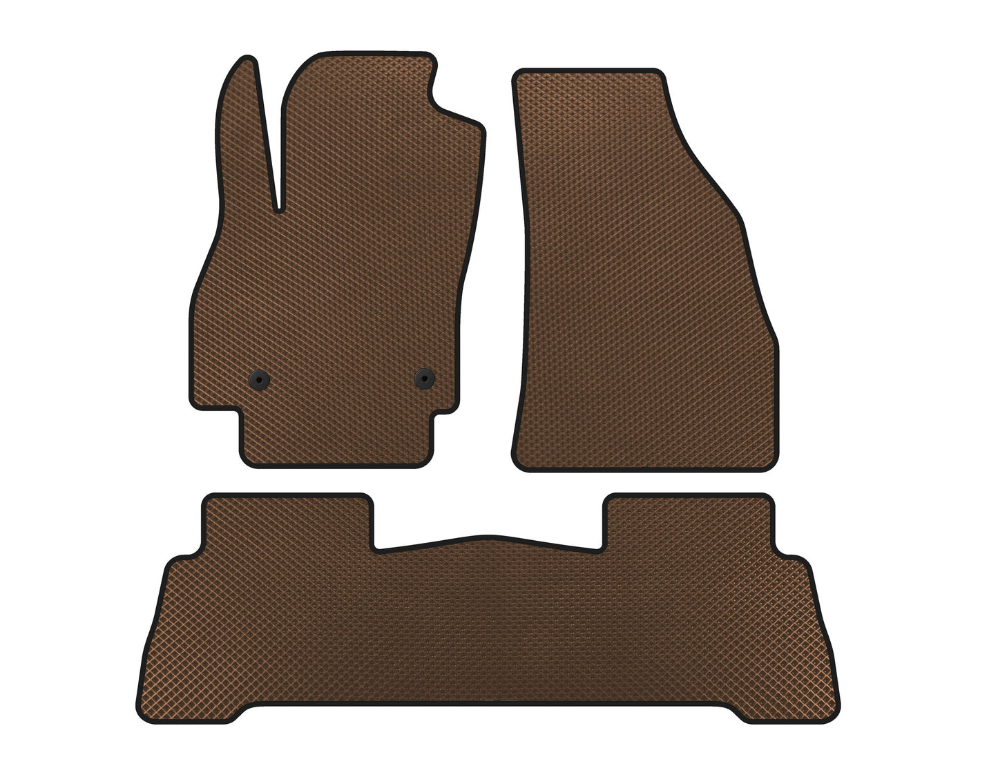 EVA Car Mats (For Fiorino, Brown) for Fiat Fiorino/Qubo 2008-2024 - image 1