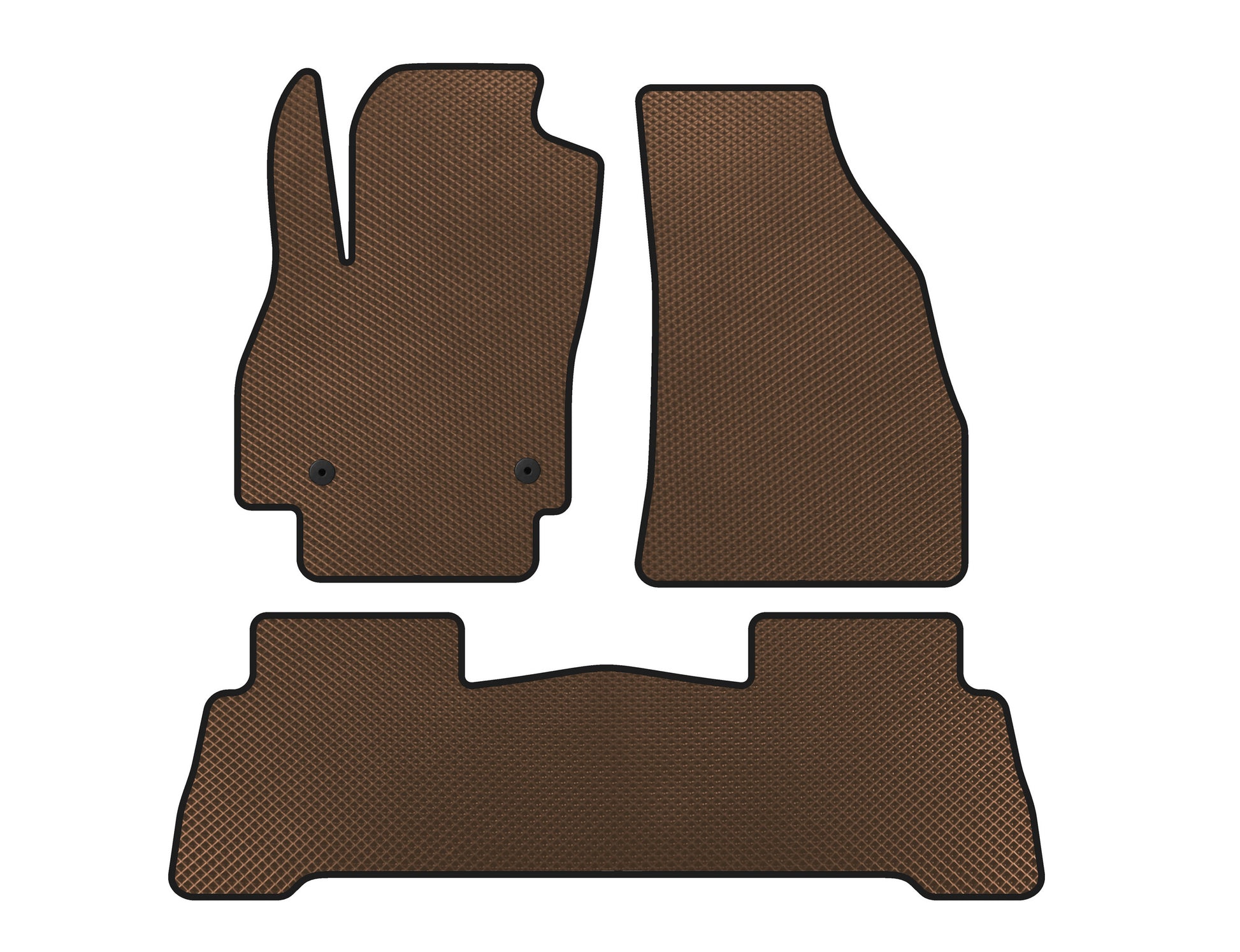 EVA Car Mats (For Fiorino, Brown) for Fiat Fiorino/Qubo 2008-2024 - image 1