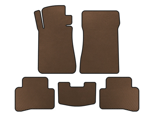 EVA Floor Mats (SD, Brown) for Mercedes C-class W202 1993-2001 - image 1