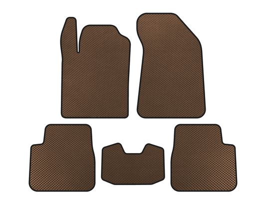 EVA Floor Mats (Brown) for Lancia Delta 2008-2014 - image 1
