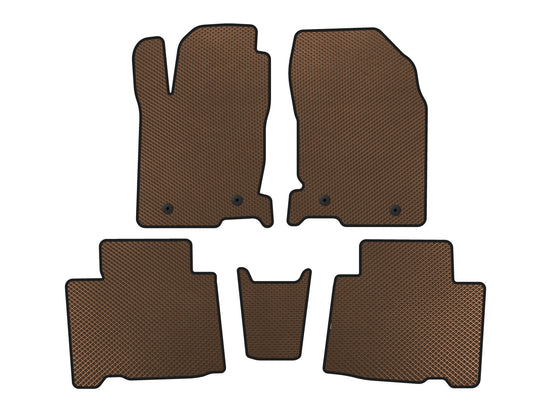 EVA Floor Mats (Brown) for Lexus NX 2014-2021 - image 1