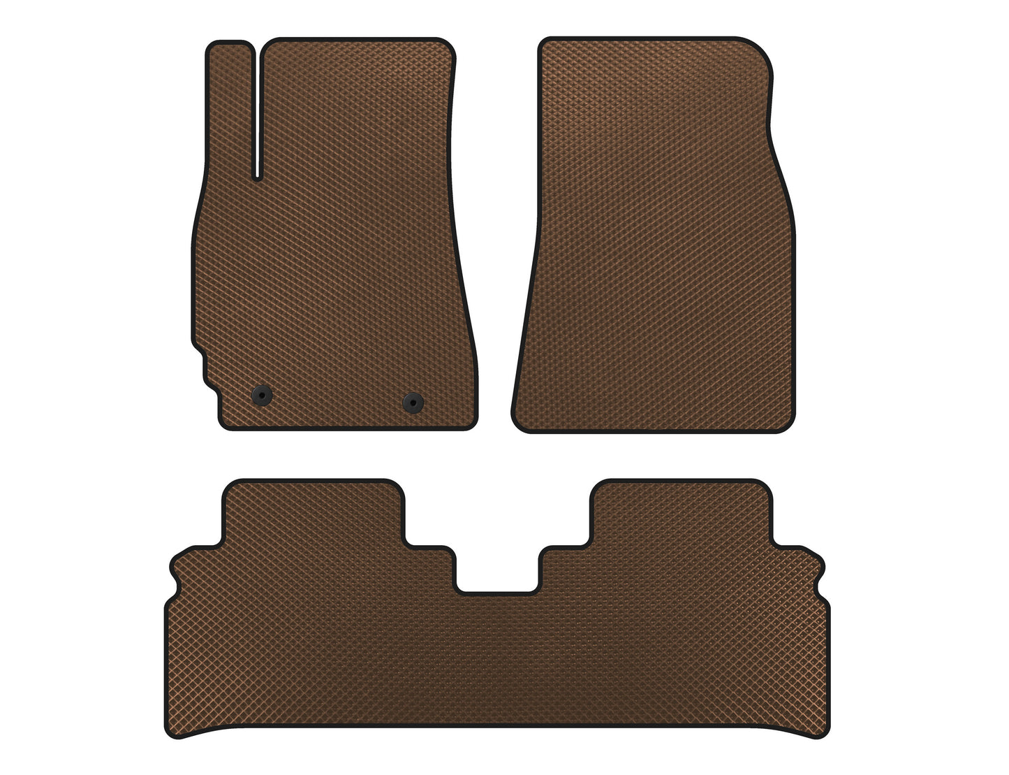 EVA Floor Mats (Brown) for Toyota Highlander 2000-2008 - image 1