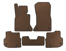 Floor mats 2010-2013 (EVA, brown) for BMW 5 Series F-10/11/07 2010-2016 - image 1