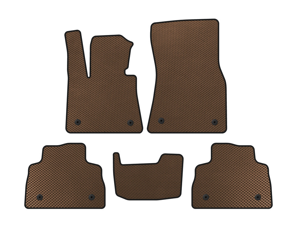 EVA Floor Mats (Brown) for BMW X6 G06 2019–2027 - image 1