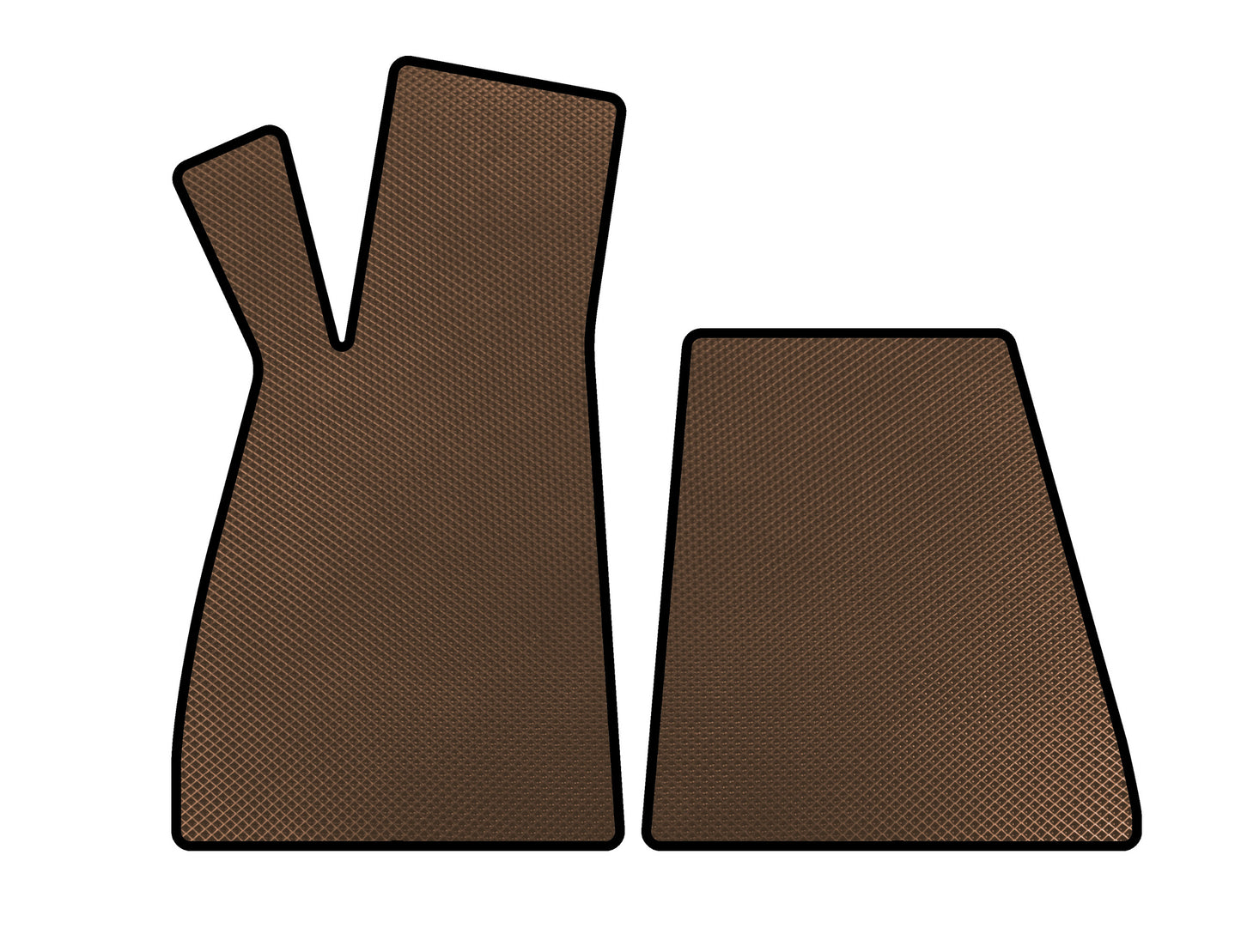 EVA Floor Mats (Brown) for Smart 1998-2007 - image 1