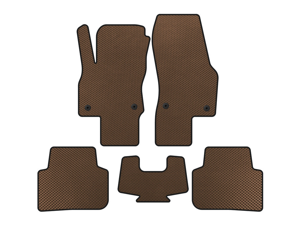 EVA Floor Mats (Brown) for Audi Q3 2019- - image 1