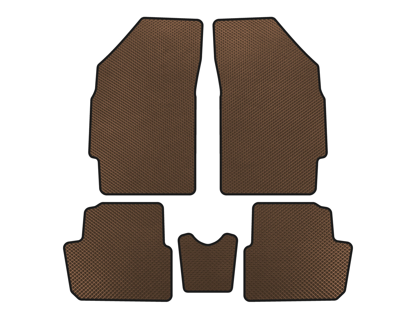 EVA Floor Mats (HB, Brown) for RAVON R2 2016-2020 - image 1