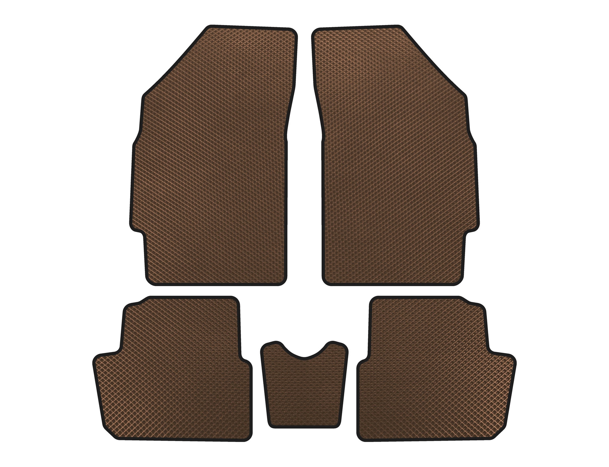 EVA Floor Mats (HB, Brown) for RAVON R2 2016-2020 - image 1