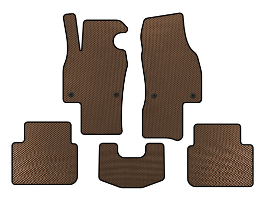 EVA Floor Mats (HB, Brown) for Skoda Scala 2018- - image 1