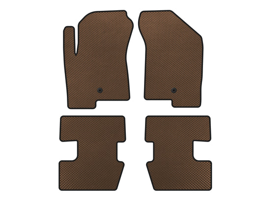 EVA Floor Mats (2011-2016, Brown) for Jeep Compass 2006-2016 - image 1