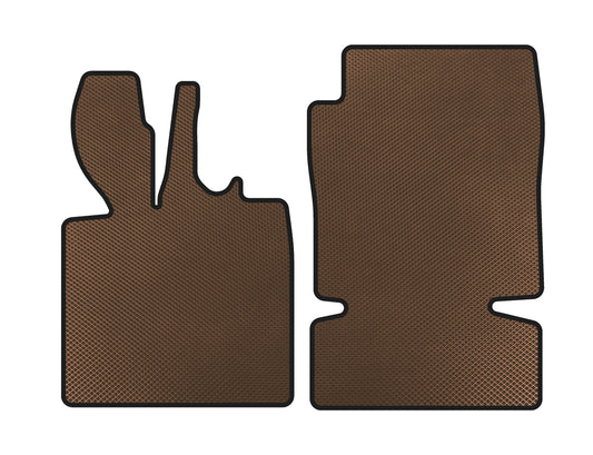 EVA floor mats (2003-2007, Coupe, Brown) for Smart 1998-2007 - image 1